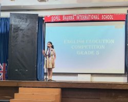 English Elocution Competition STD 5